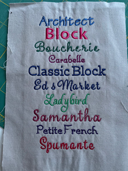 Embroidered Quilt Labels