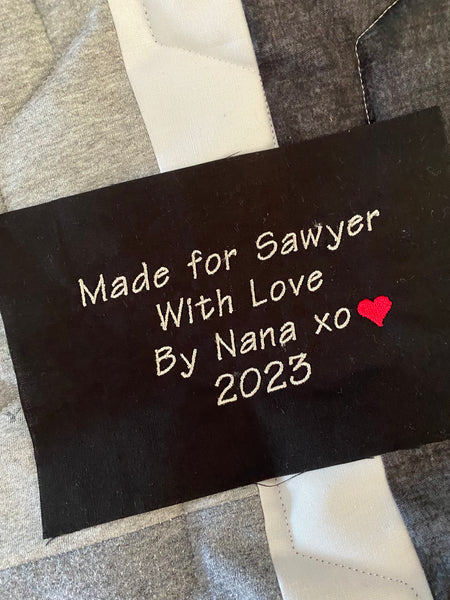 Embroidered Quilt Labels