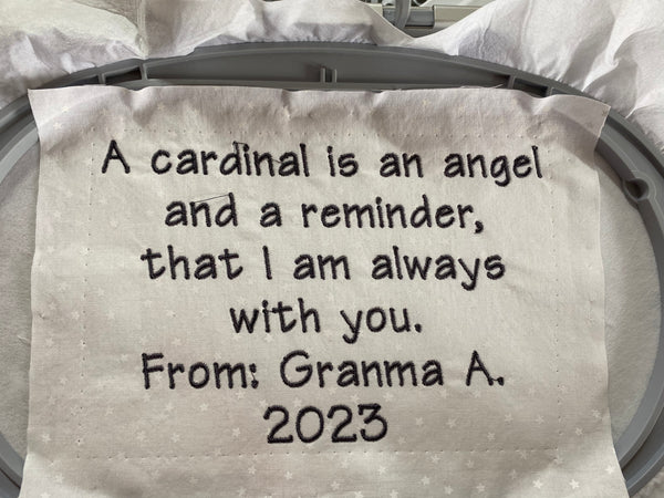 Embroidered Quilt Labels