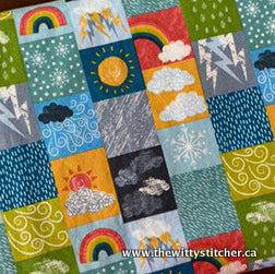 Zippered Fabric Pouch - WEATHER FORECAST