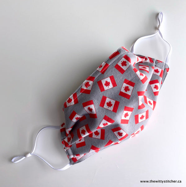 LAST CALL! Oh! Canada! Cloth Face Mask - CANADA FLAGS - Only 2 Left!