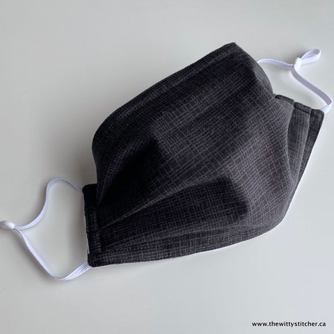 Cotton Face Mask - CHARCOAL SKETCH