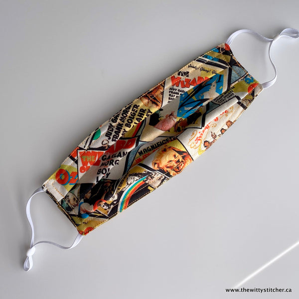 NOVELTY Cloth Face Mask - WONDERFUL WIZ POSTERS