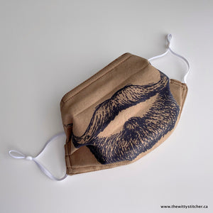 PRE-PRINTED Cotton Face Mask - BEARD & STACHE