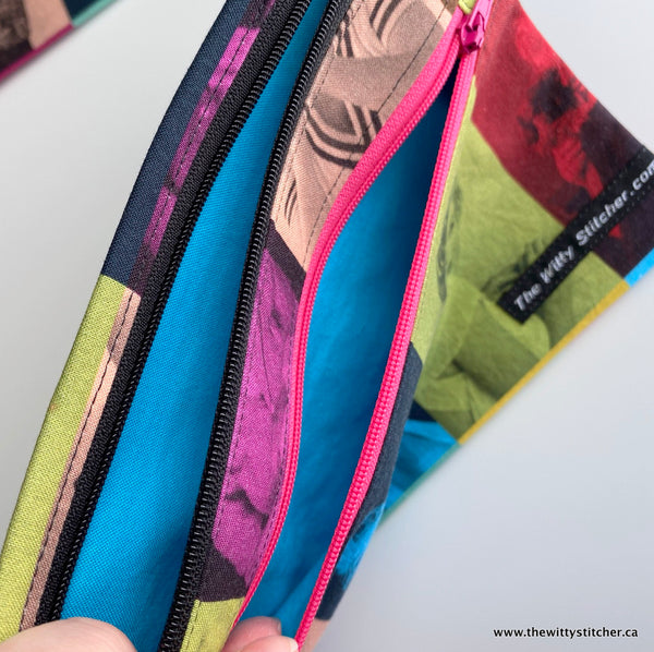 Zippered Fabric Pouch - MARILYN MONROE