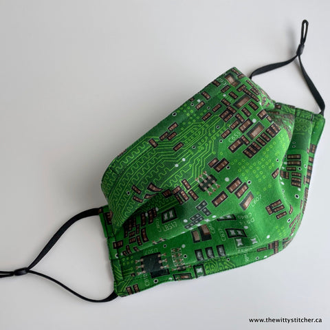 NOVELTY Cloth Face Mask - CIRCUIT BOARD