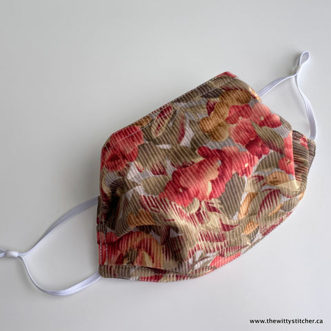 FLORAL Cotton Face Mask - VINTAGE ROSES