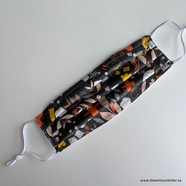 FLORAL Cotton Face Mask - MODERN AUTUMN