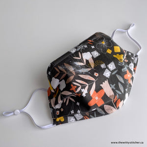 FLORAL Cotton Face Mask - MODERN AUTUMN