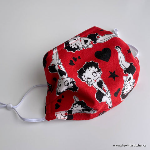 NOVELTY Cotton Face Mask - BB CUTE CARTOONY