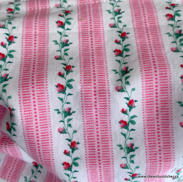LAST CALL! FLORAL Cotton Face Mask - ROSE VINES - Only 1 Left!