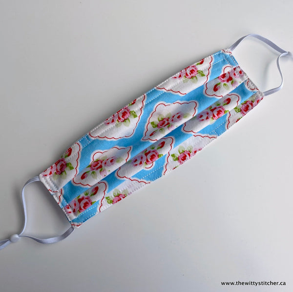 FLORAL Cotton Face Mask - ROSE CAMEOS