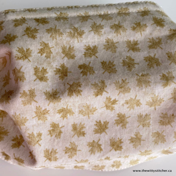 OH! CANADA! Cotton Face Mask - MINI MAPLE LEAVES