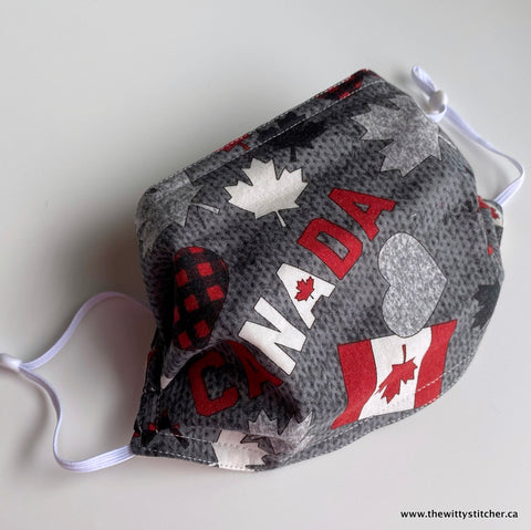 LAST CALL! OH! CANADA! Cotton Face Mask - I HEART CANADA - ONLY 1 LEFT!