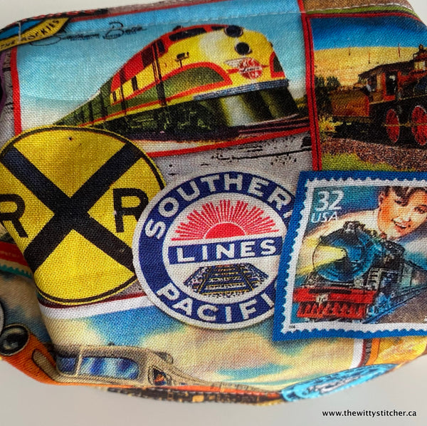 OH! CANADA! Cotton Face Mask - RAILROADS