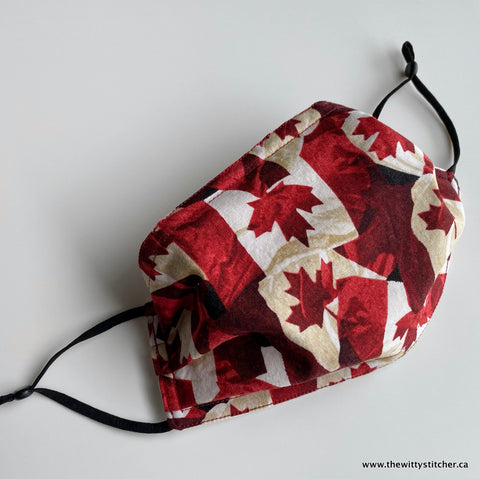 OH! CANADA! Cotton Face Mask - JUMBO CANADA FLAGS