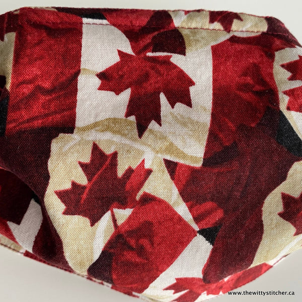 OH! CANADA! Cotton Face Mask - JUMBO CANADA FLAGS