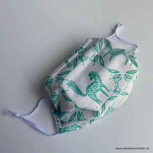 ANIMALS Cotton Face Mask - FOLK HORSES & UNICORNS