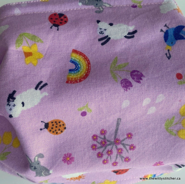 ANIMALS Cotton Face Mask - PINK SPRING