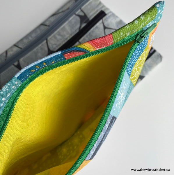Zippered Fabric Pouch - WEATHER FORECAST