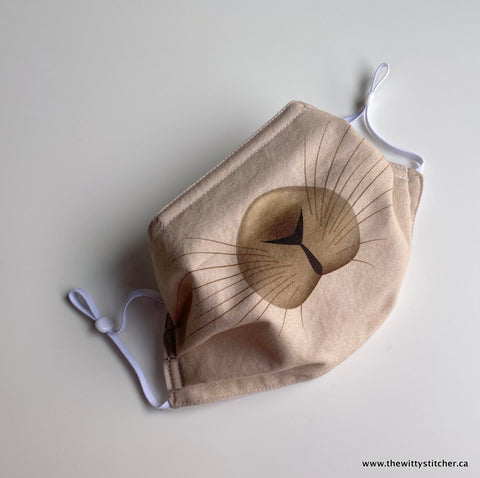 PRE-PRINTED Cotton Face Mask - RABBIT