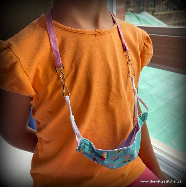19.5" ADJUSTABLE Face Mask LANYARD - PURPLE