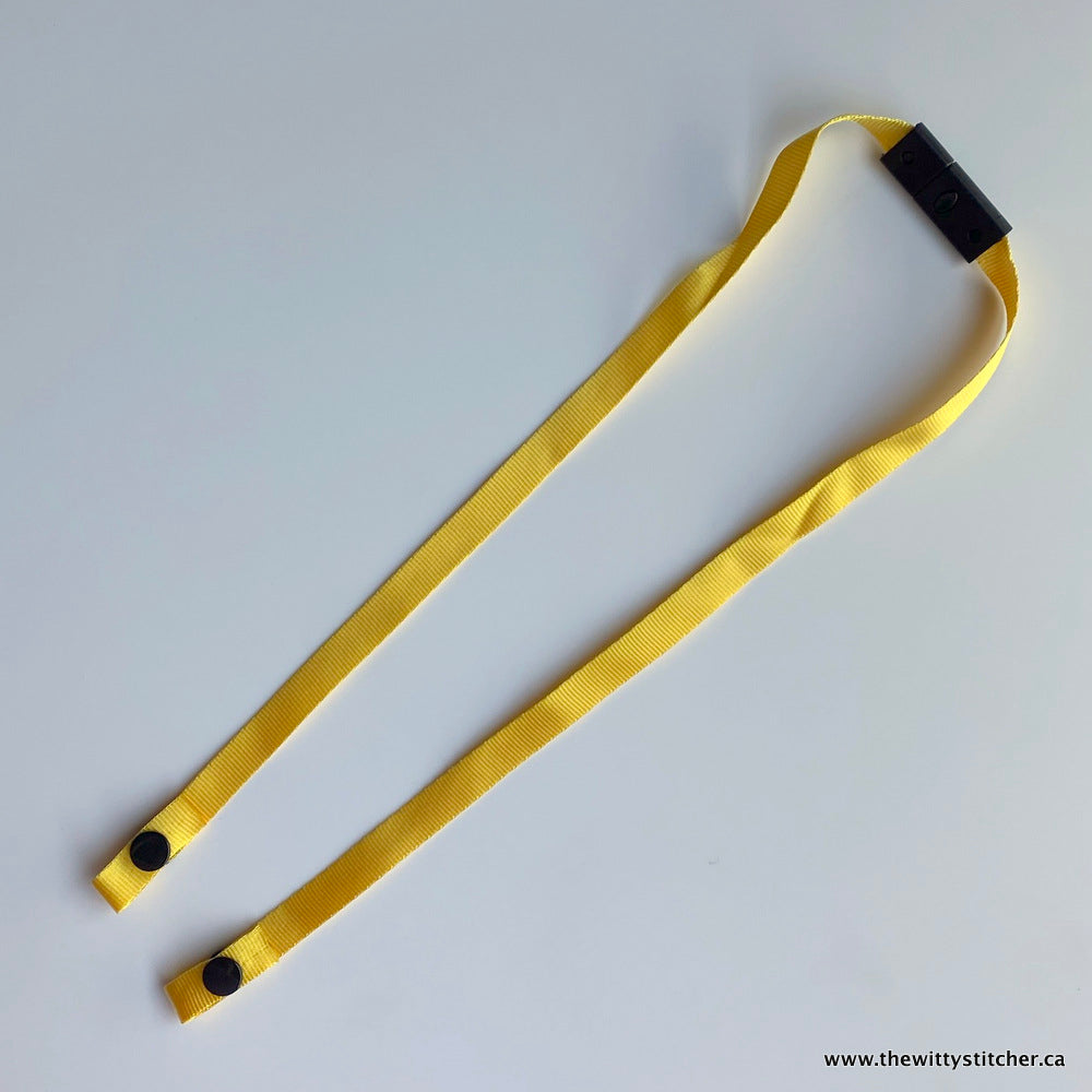 11.5" Face Mask Safety LANYARD - CANARY