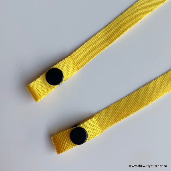 11.5" Face Mask Safety LANYARD - CANARY