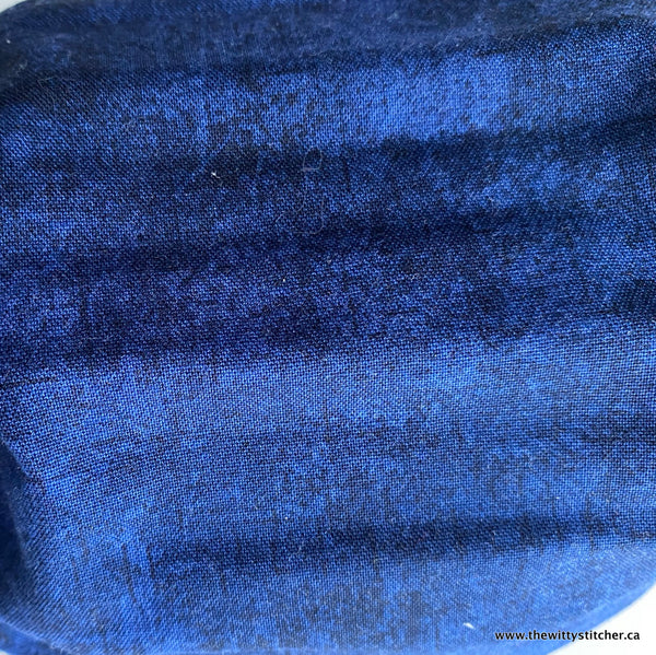 MOTTLED Cotton Face Mask - MIDNIGHT NAVY