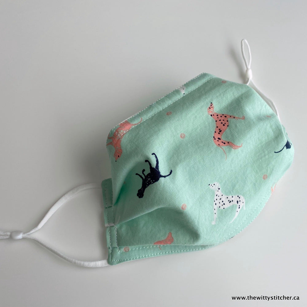 ANIMALS Cloth Face Mask - MINT DOGS