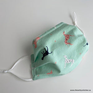 ANIMALS Cloth Face Mask - MINT DOGS