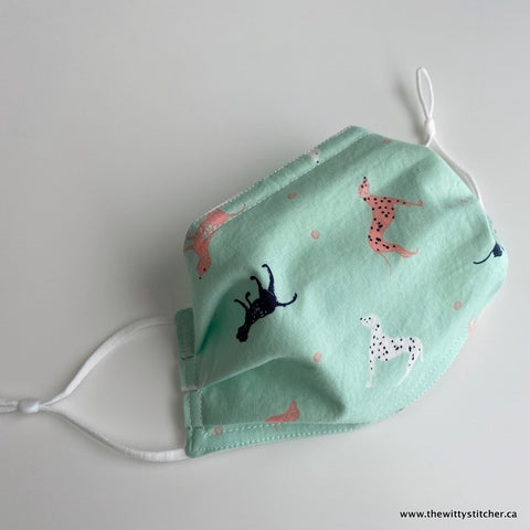 ANIMALS Cloth Face Mask - MINT DOGS