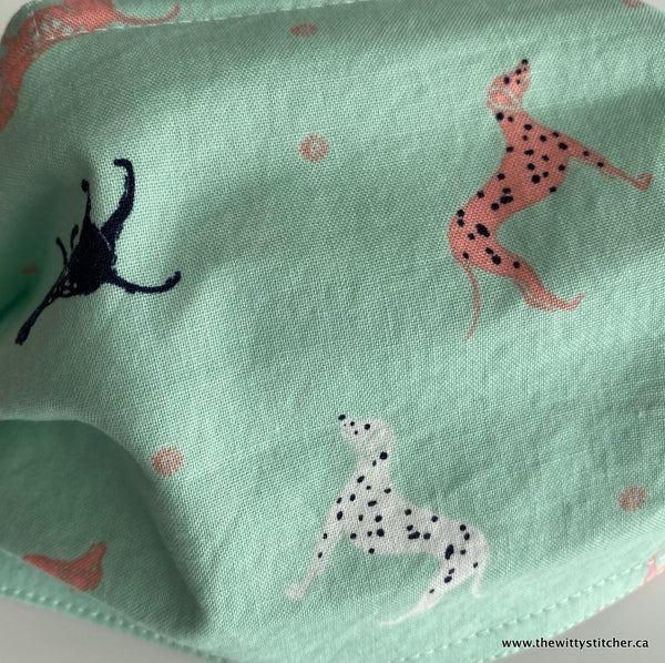 ANIMALS Cloth Face Mask - MINT DOGS