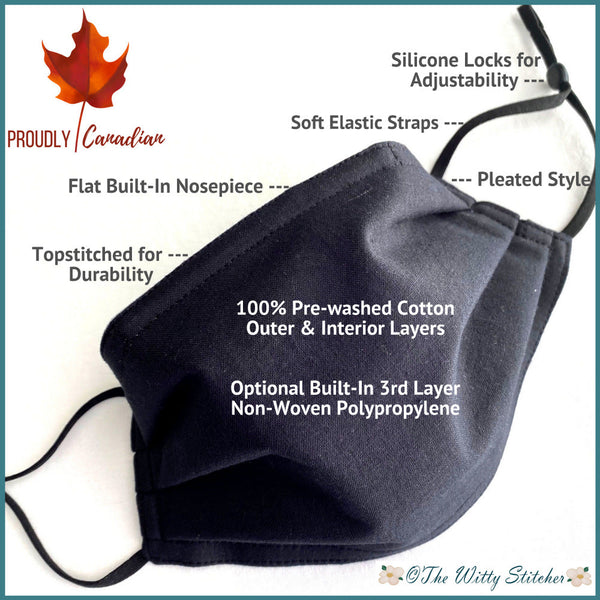 PRE-PRINTED Cotton Face Mask - WATSON