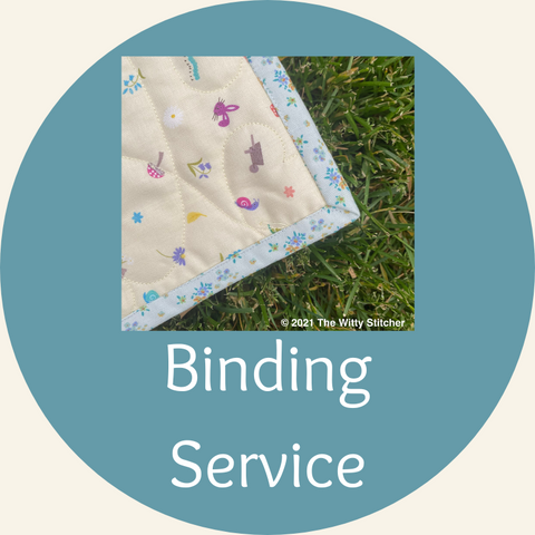 BINDING - Longarm Quilting Service - Deposit