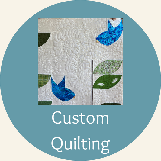CUSTOM Longarm Quilting Service - Starting at 10 cents per square inch - DEPOSIT