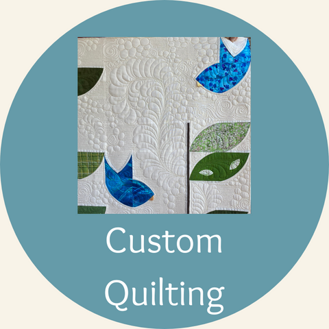 CUSTOM Longarm Quilting Service - 7.5+ cents per square inch - DEPOSIT