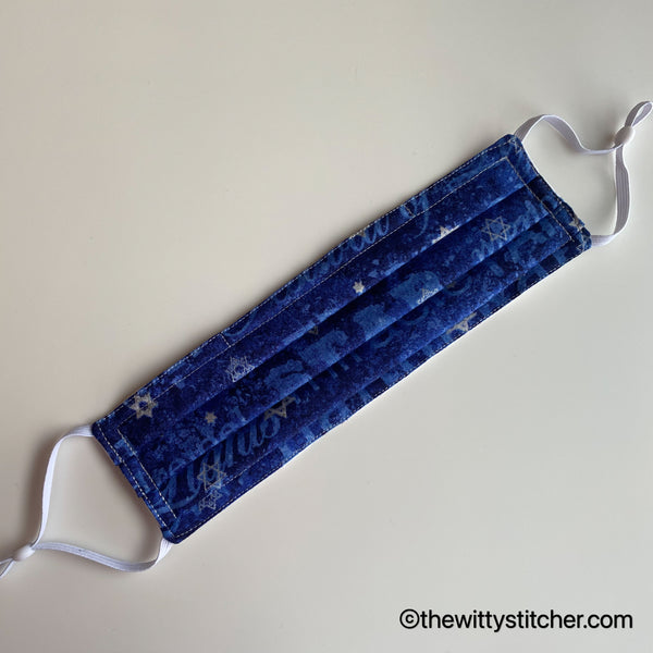 HOLIDAY Cotton Face Mask - HANUKKAH