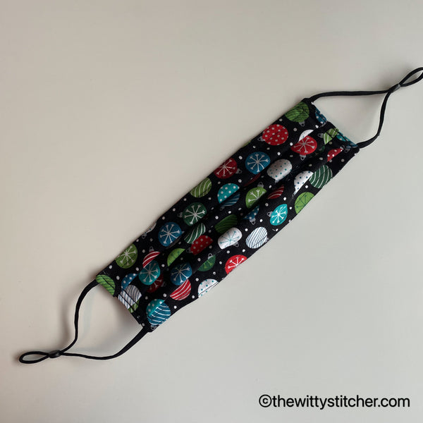 HOLIDAY Cotton Face Mask - ORNAMENTS