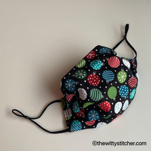 HOLIDAY Cotton Face Mask - ORNAMENTS