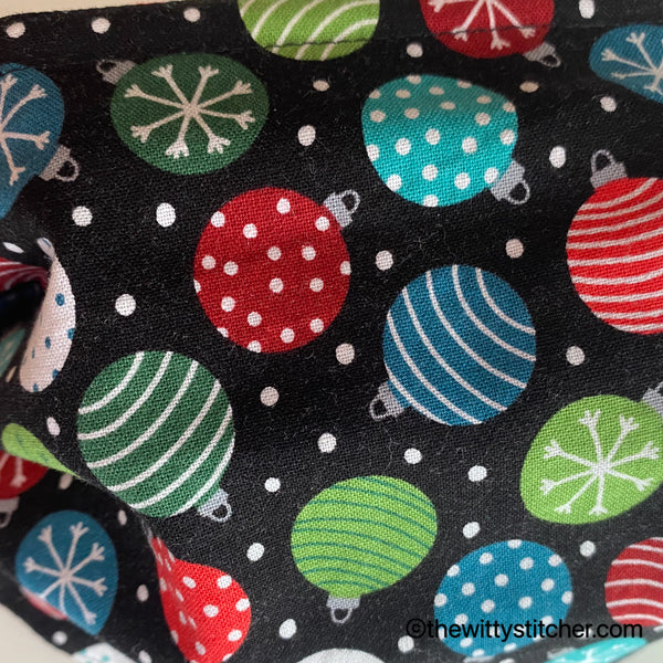HOLIDAY Cotton Face Mask - ORNAMENTS
