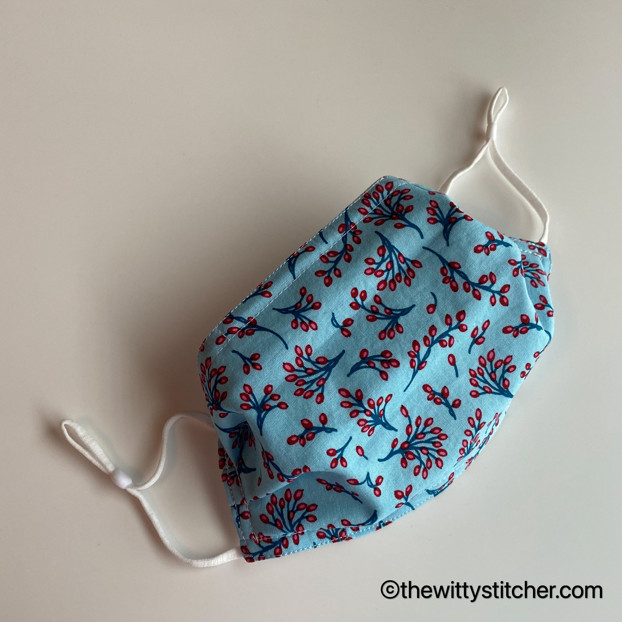 SEASONS Cotton Face Mask - WINTER BERRIES
