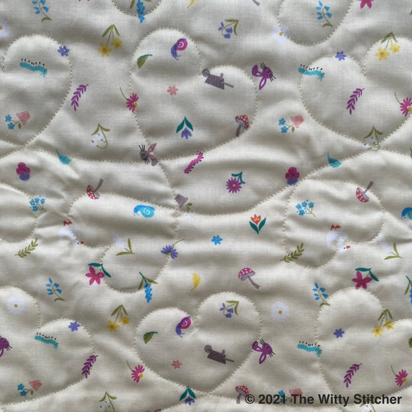 Baby Quilt for Sale - TILDA'S HEARTS - Embroidered Label Included!