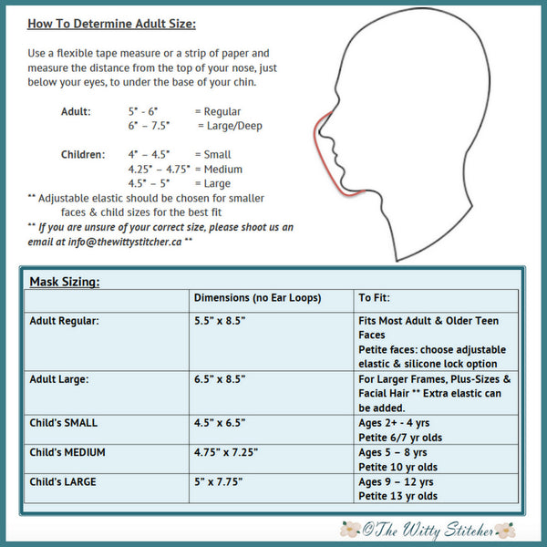 PRE-PRINTED Cotton Face Mask - BLAH BLAH BLAH!