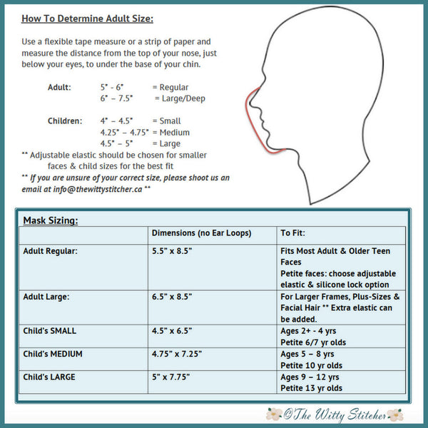 PRE-PRINTED Cotton Face Mask - WATSON